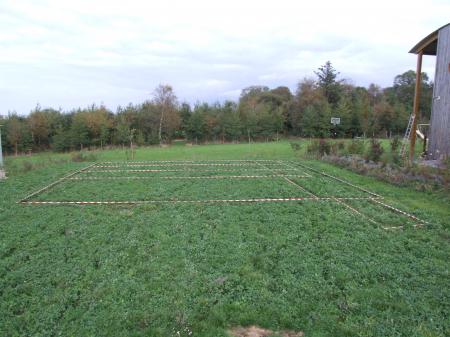 Implantation vue depuis le taxiway